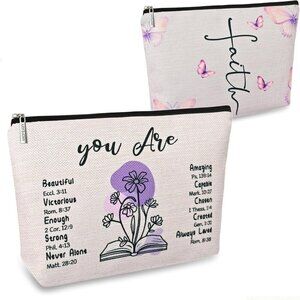 Best Christian Gifts for Women Faith Based Makeup Bags, Catholic Spiritual Relig